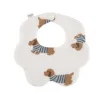 A13 pirate dog flower bib
