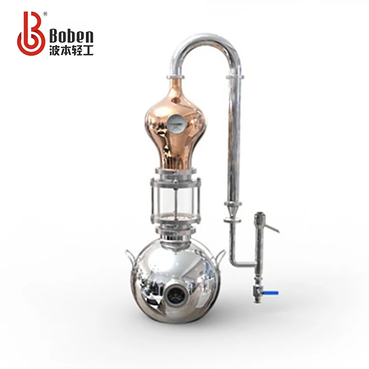 Home Use Mini Distillation Equipment for Alcohol Distillery Vodka & Rum Making Machine for Beverage & Wine Production