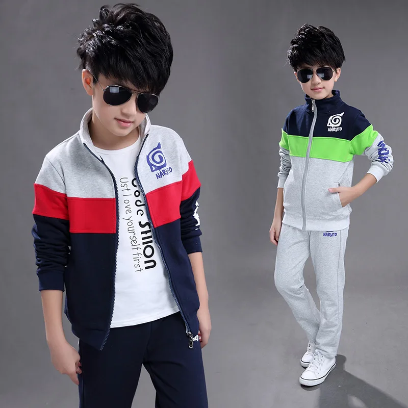 2020 Spring and Autumn Long Sleeves 3 Piece Kids Baby Boy Clothes Clothing Set
