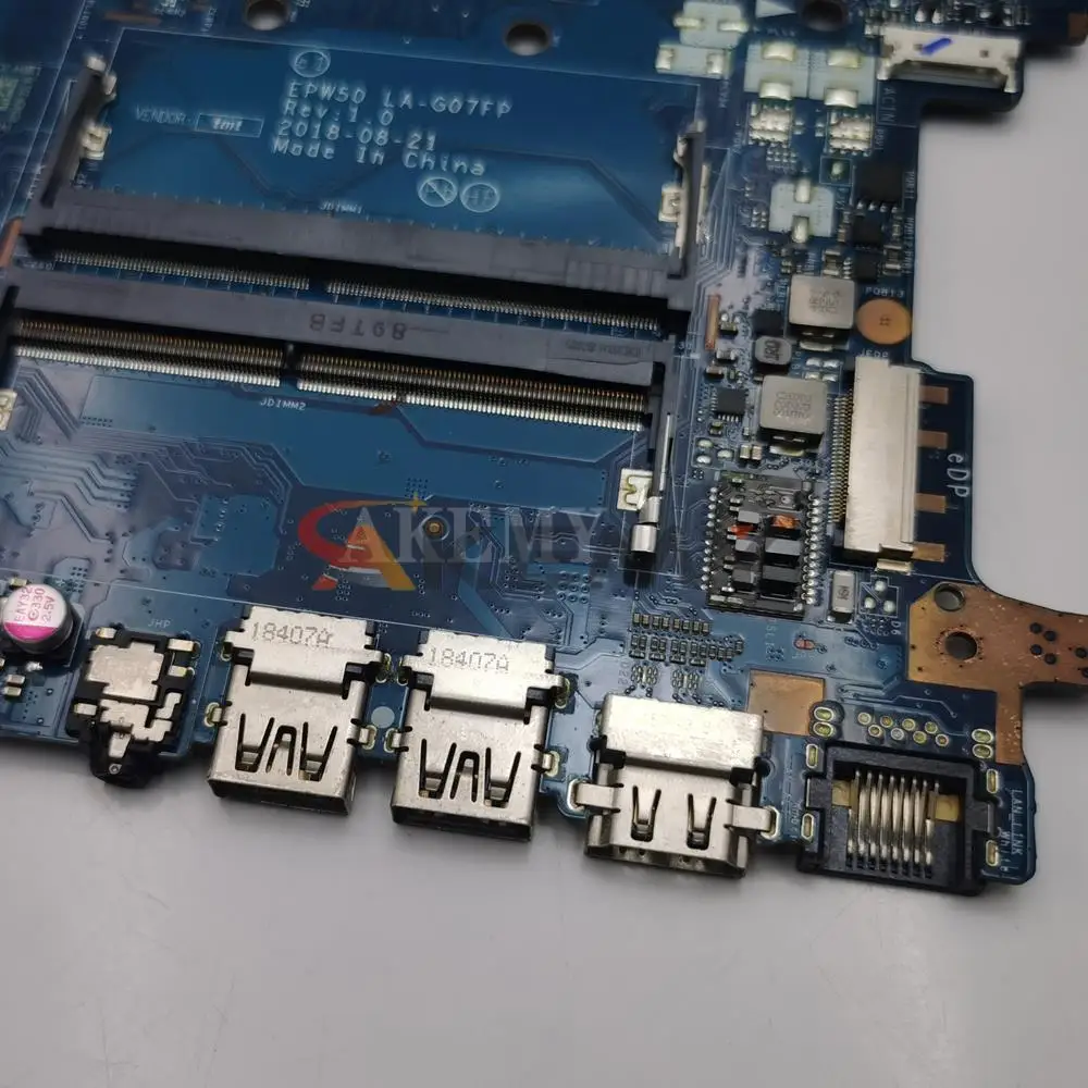 CARTE MÈRE EPK50 LA-G07EP REV:2.0 pour PC portable HP 250 G7