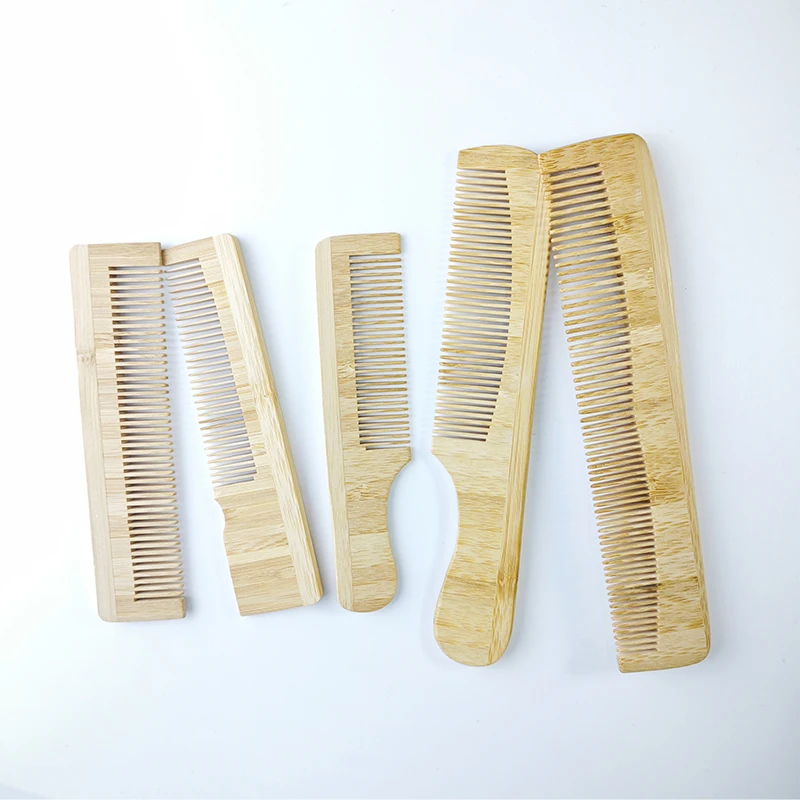 Лучший экологически чистый высококачественный козий оптовый натуральный бамбук с логотипом на заказ расческа для волос из козьей щетины