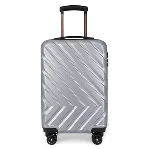 Twill Student Trolley, 20 Inch Men's and Women's Trendy Luggage, Spinner Wheel, Boarding Suitcase, Custom logo