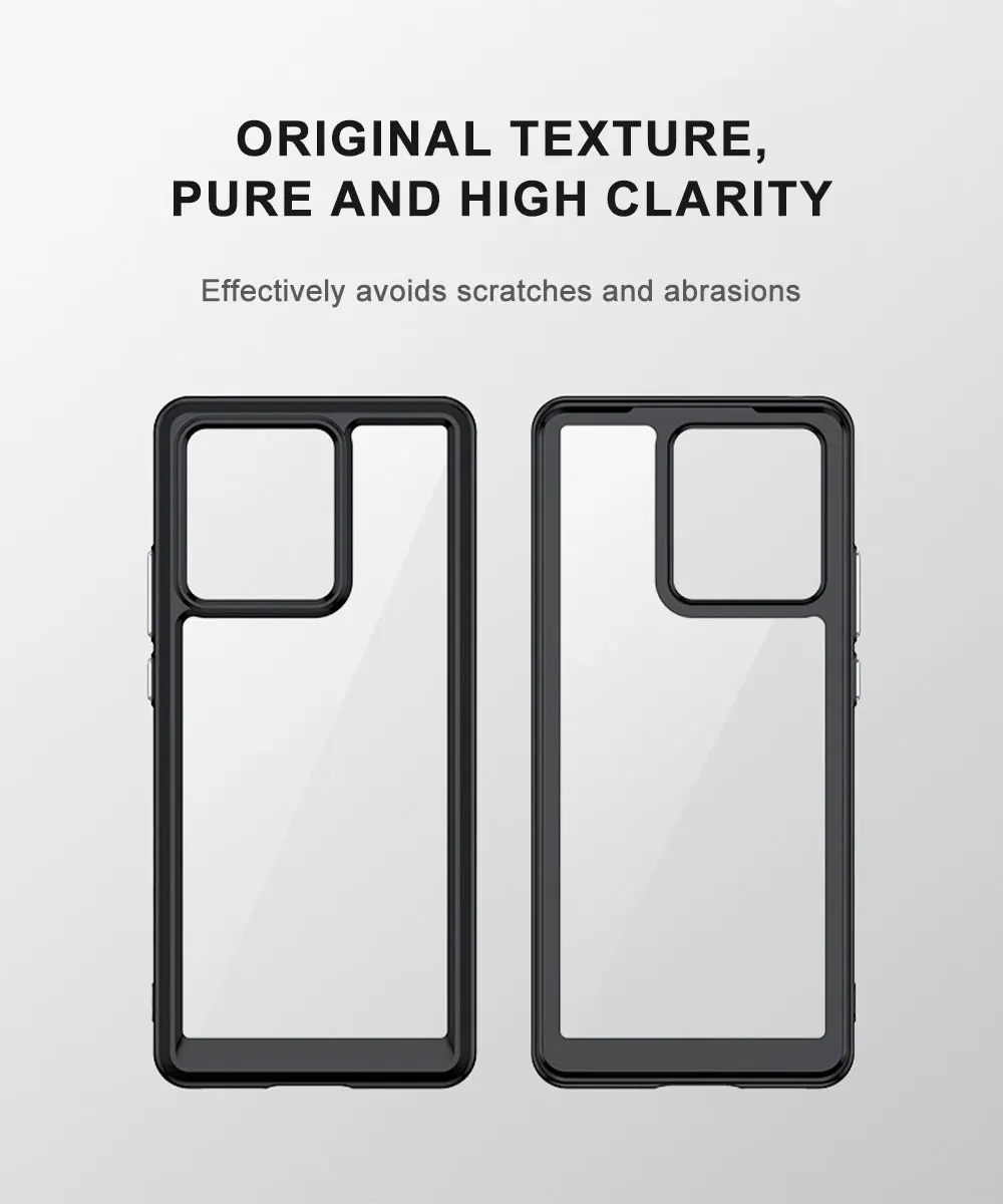 product tpu pc moto color phone case for motorola edge 40 pro clear shell for moto edge 40 back cover sjk108 laudtec-30