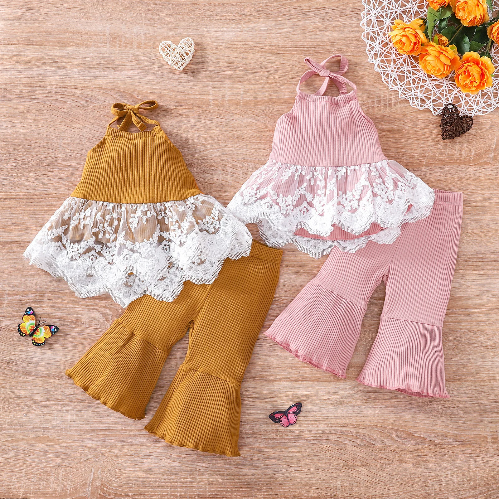 baby summer clothes set girls halter| Alibaba.com
