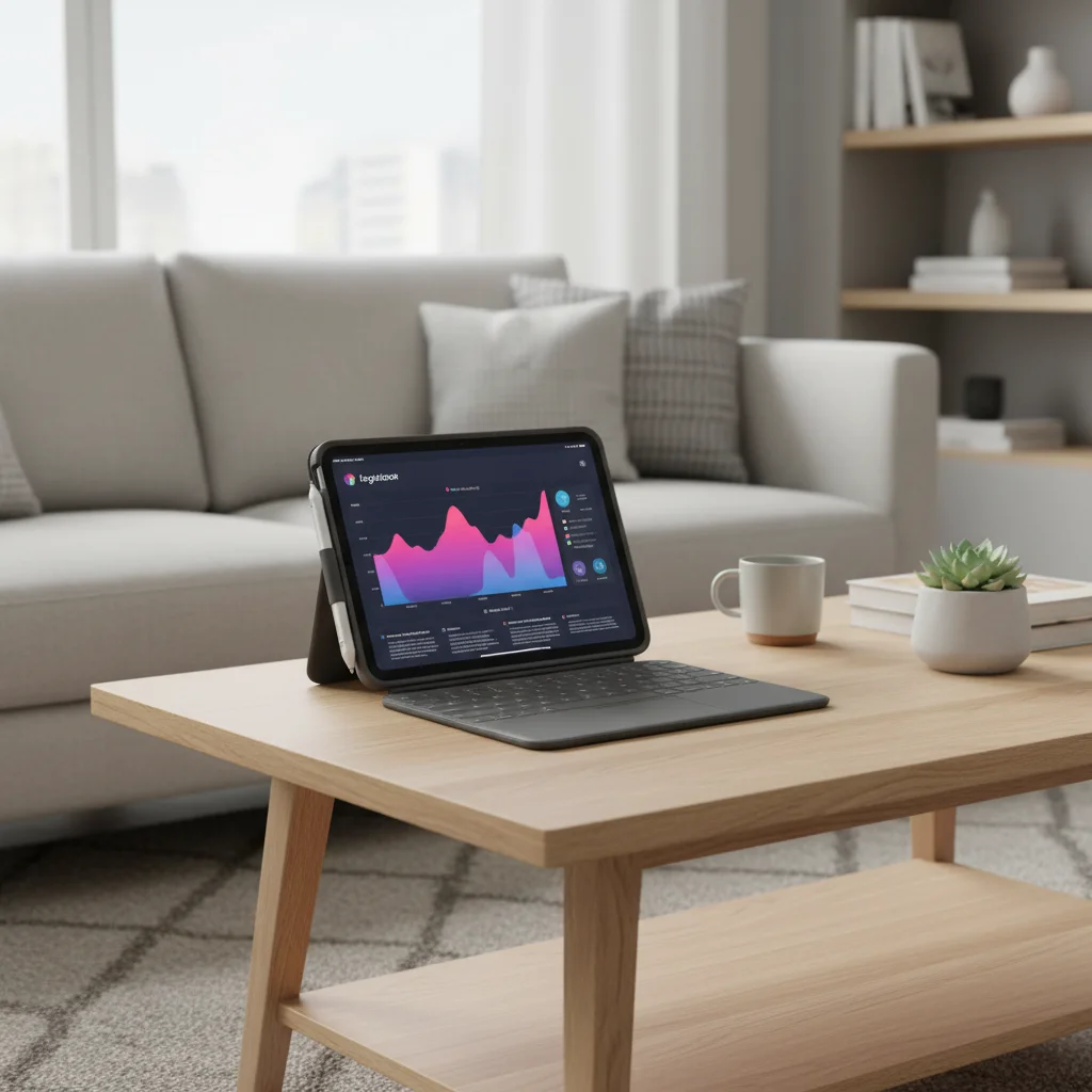 product slim folio keyboard case for ipad 10th gen  a16 with integrated bluetooth wireless keyboard for ipados shortcuts laudtec-5