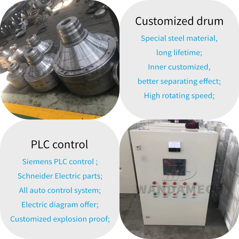 High Efficient Beef Tallow Oil Extracting Disc Bowl Centrifuge Clarify Machine with the Most Competitive Price
