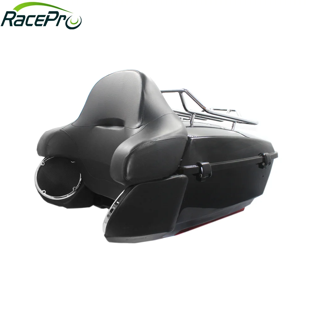 King Tour Pak багажник верхняя коробка мотоциклетный Чехол багажник с динамиками подставки для Harley Davidson Touring 2014-2019