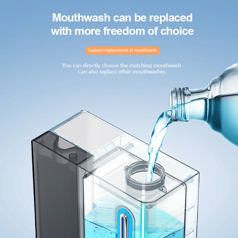 Бытовой Отель жидкость для полоскания рта диспенсер ванной комнаты с чашкой и нить продолжительное время работы в режиме ожидания: аккумуляторная