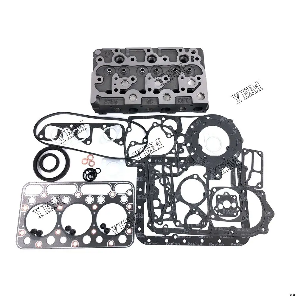 D1302 Engine Cylinder Head With Full Gasket Set for Kubota High Quality Diesel Engine Parts