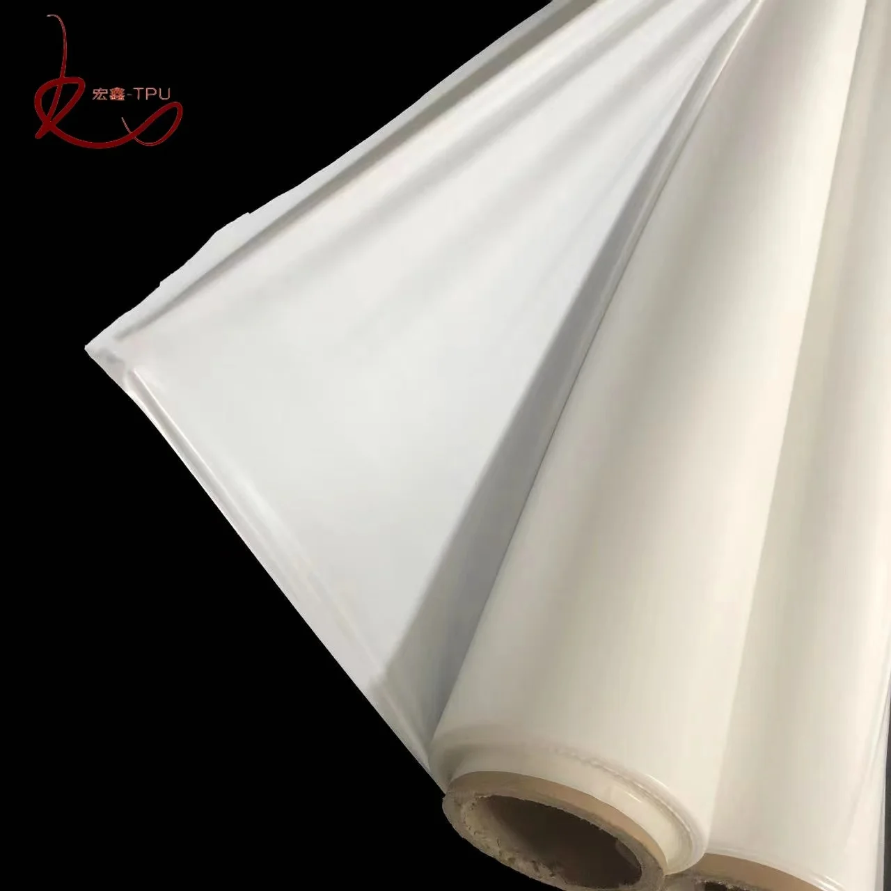 Hongxin Factory Direct Thermoplastic Polyurethane Waterproof and Breathable TPU Film White Color for Textile Fabric Garment