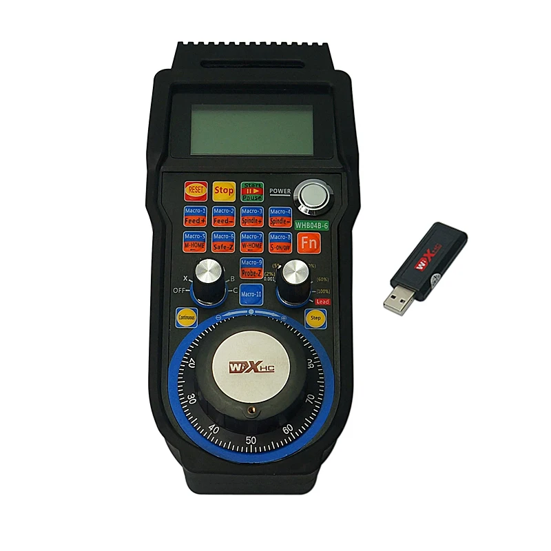CNC 4 Axis Wireless Mach3 MPG Pendant Handwheel Controller for CNC Machine Lathe