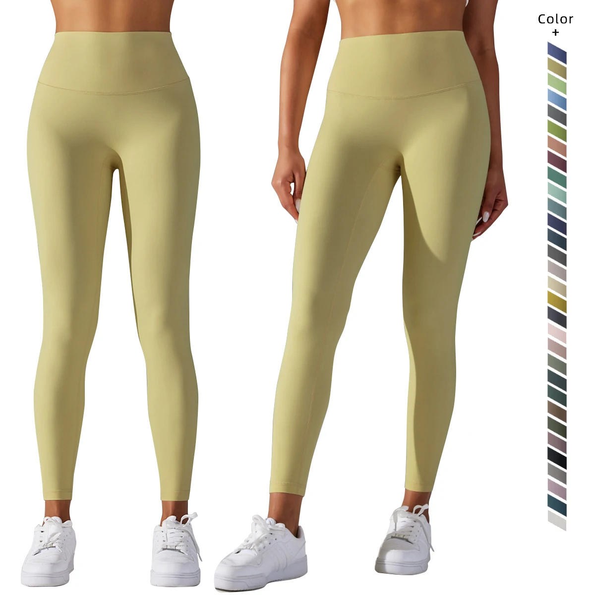 6618 Nude Double-side Brushed Breathable Yoga Ninth Pants High-waisted Hip  Lift Peach Tight Exercise Fitness Leggings| Alibaba.com