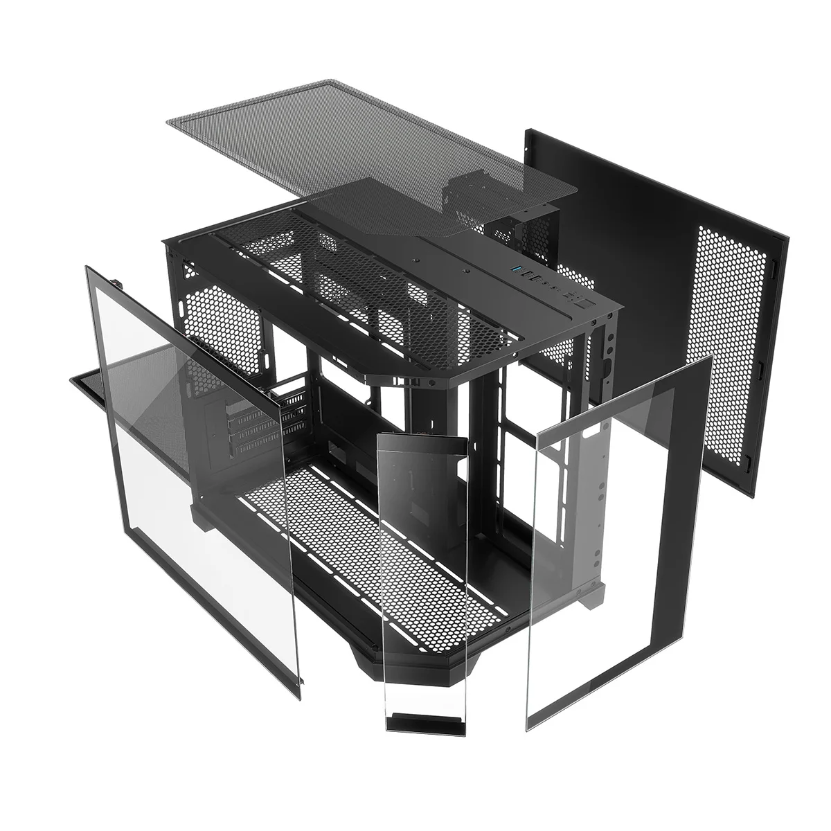 Chassis PC Gaming Case Desktop Computer Gaming Cabinet M-ATX Computer Case & Towers CPU Cabinet