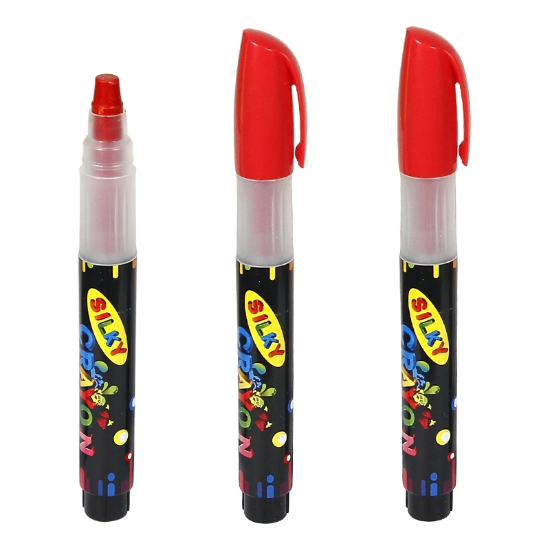 Недорогие нетоксичные моющиеся мелки для мелков 12 красочных художественных принадлежностей