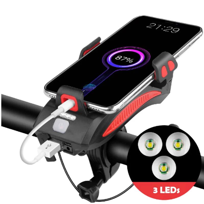 Supporto per bicicletta per telefoni cellulari fino a 6,8