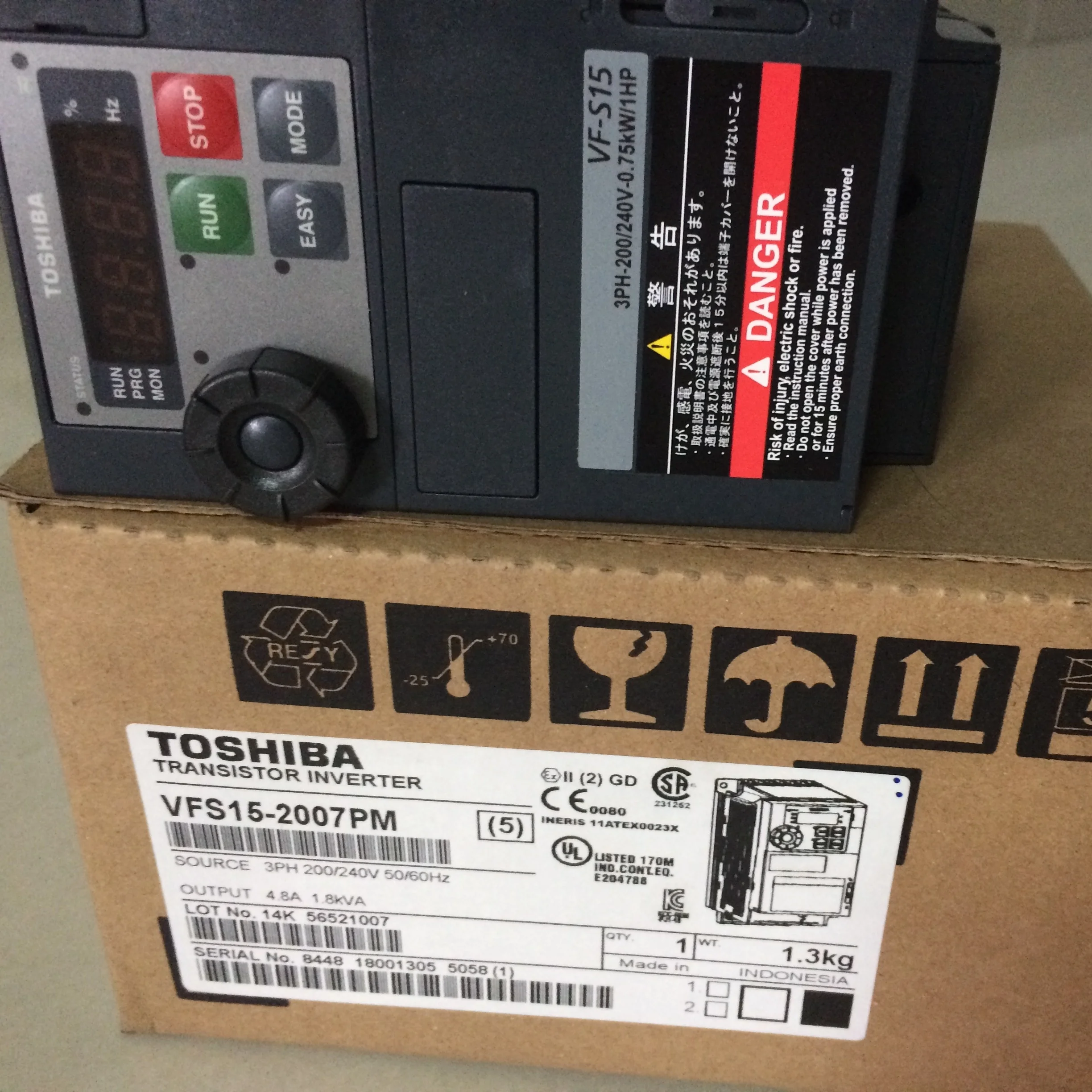 Source High quality Toshiba Transistor Inverter VFS15-2007PM 200