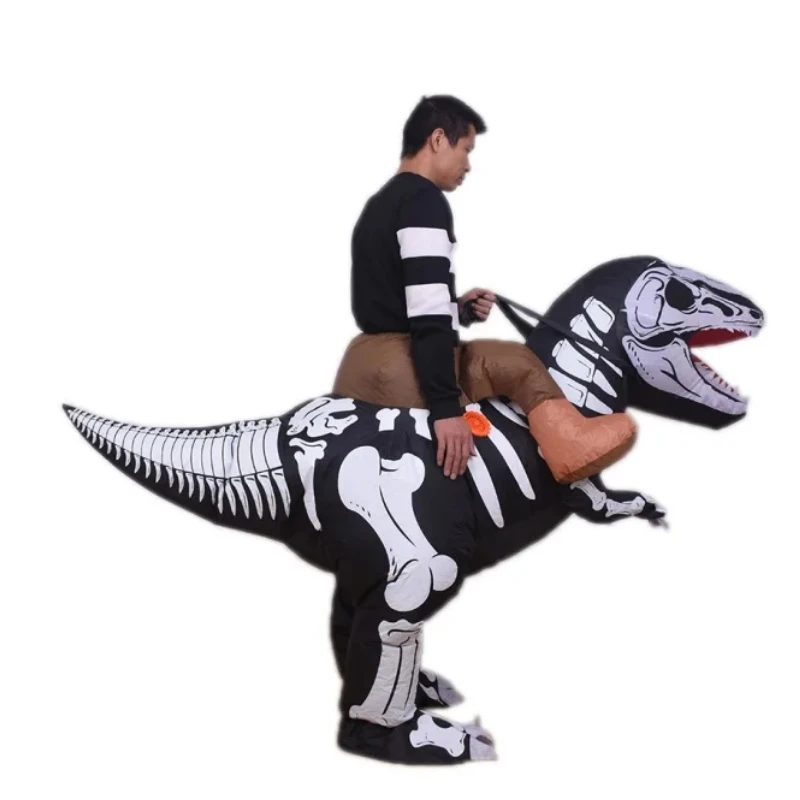 Inflatable Zebra Dinosaur Skeleton Inflatable Suit Adult Dinosaur T Rex