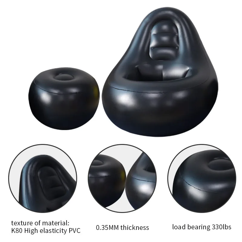 high quality black inflatable recovery bbl