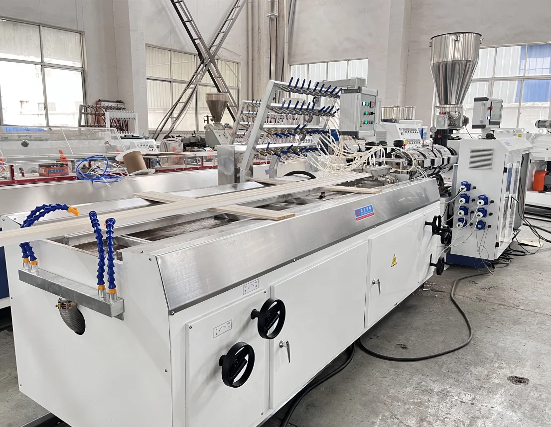PVC Corner Bead Making Process PVC Corner Profile Plant Machine Production Line