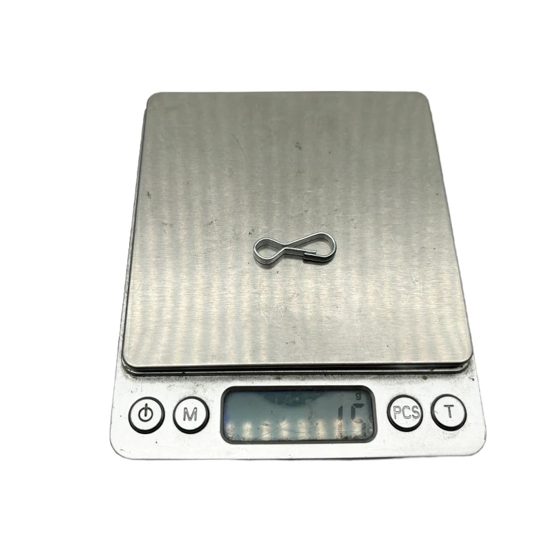 30mm-120mm 4293 Simple Hook Lanyard Metal Spring Clips Snap Hook Lobster Clasp Practical Hook Fittings