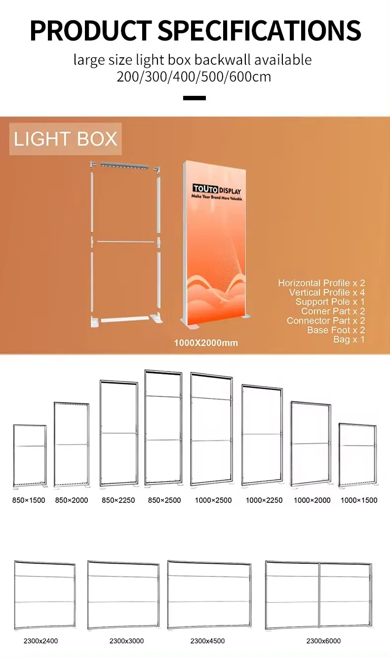 Backlit LED Flex Banner Light Box for Movie Posters & Wall-Mounted ...