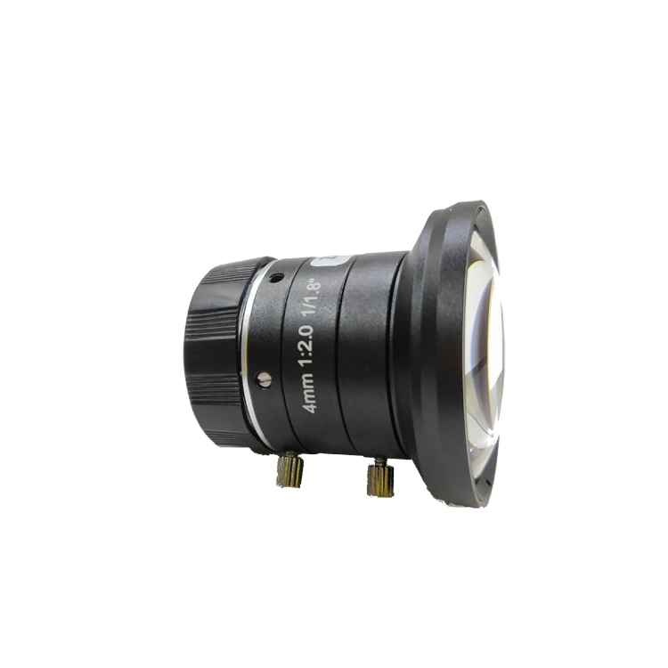 1/1.8インチ工業用カメラレンズ4mm固定焦点距離非球面レンズOEM