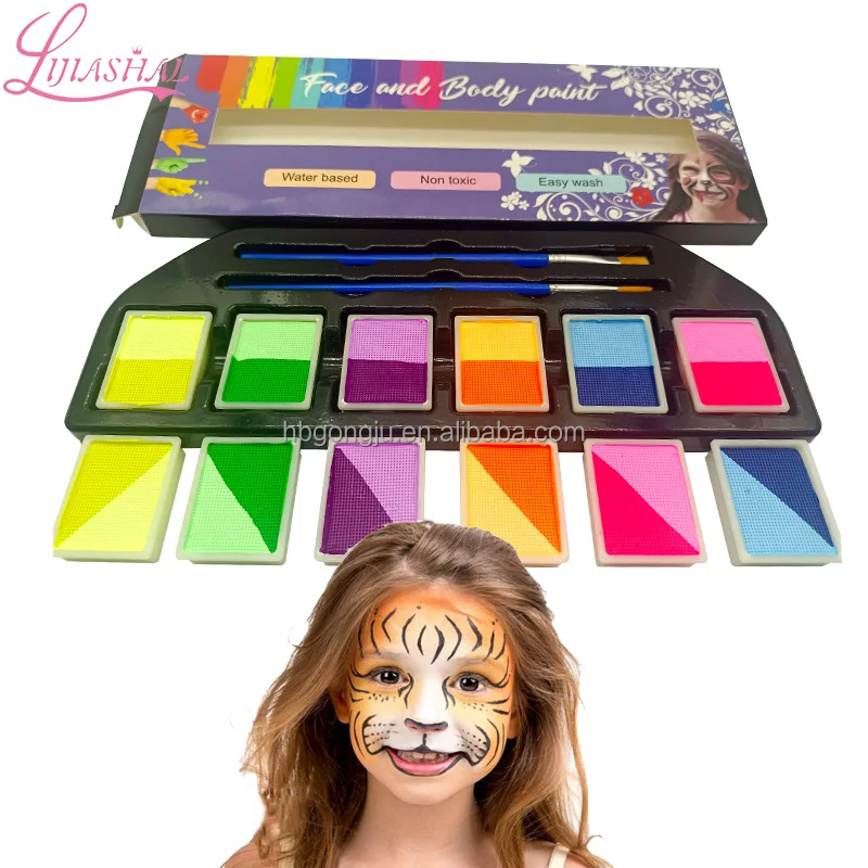 water activated face paint palette face