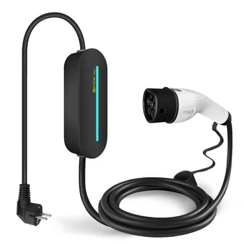 Zencar 16A 3.5kw EVSE mobile electric car charger model E mini WiFi Blue-tooth APP for BEV / PHEV