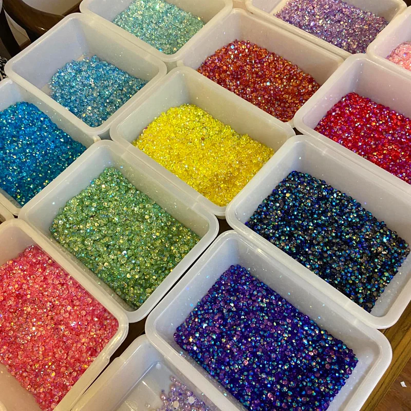 Jelly AB Flatback Resin Rhinestones Crystal Decor Wholesale 2mm 3mm 4mm 5mm  6mm Crystal Large Quantity T0608xx3 From Tintonlifemall, $16.25