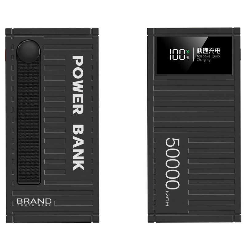 Power Bank 50000mah Fast Charging High Capacity USB C Output LCD Display 20W PD PowerBank Portable Outdoor Power Station