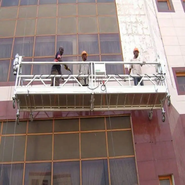 Building Exterior Painting Work Gondola windows Cleaning Cradle Motorized Suspended Platform