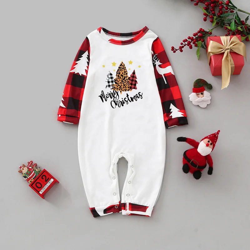 Sublimation Blank Christmas Pajamas,Printed Long Sleeve Top And Plaid ...