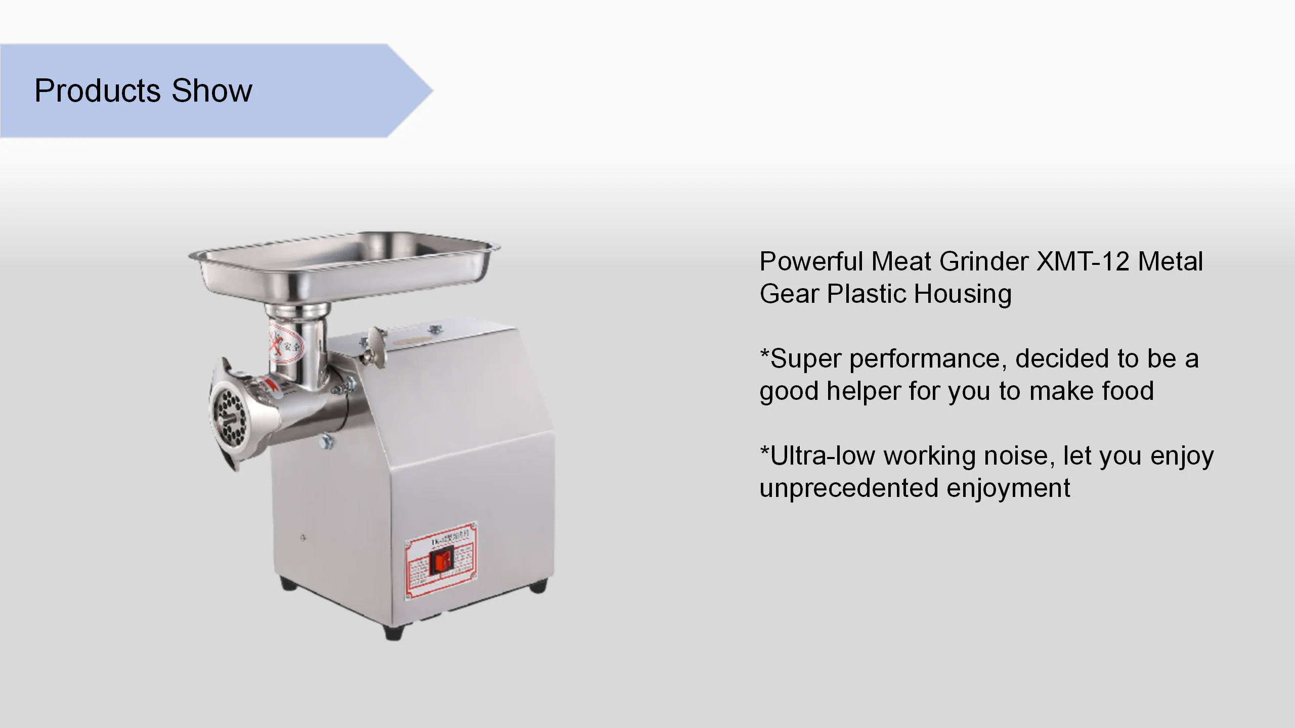 Industrial Meat Processing Equipment Food Processor With Meat Grinder ...