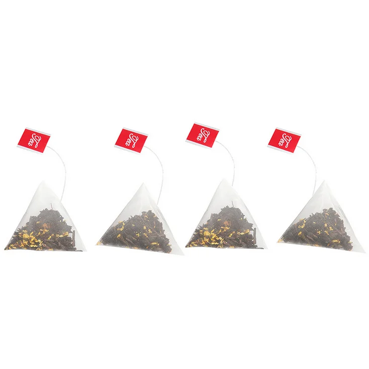 T00 Customized Triangle Bag Chinese Herb Bulk Mixed Tea Bag Dried Fruit Flower Tea Packaging Flavor Tea Triangle Bag