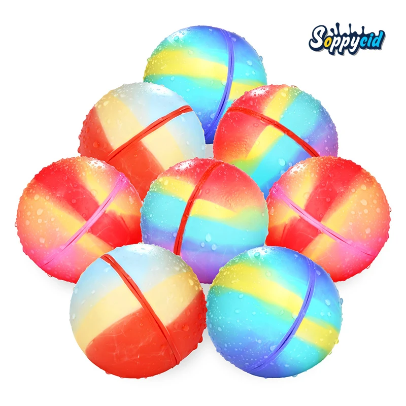 Soppycid Reusable Water Balloons Kids Summer Toys Happy Water Bomb Game