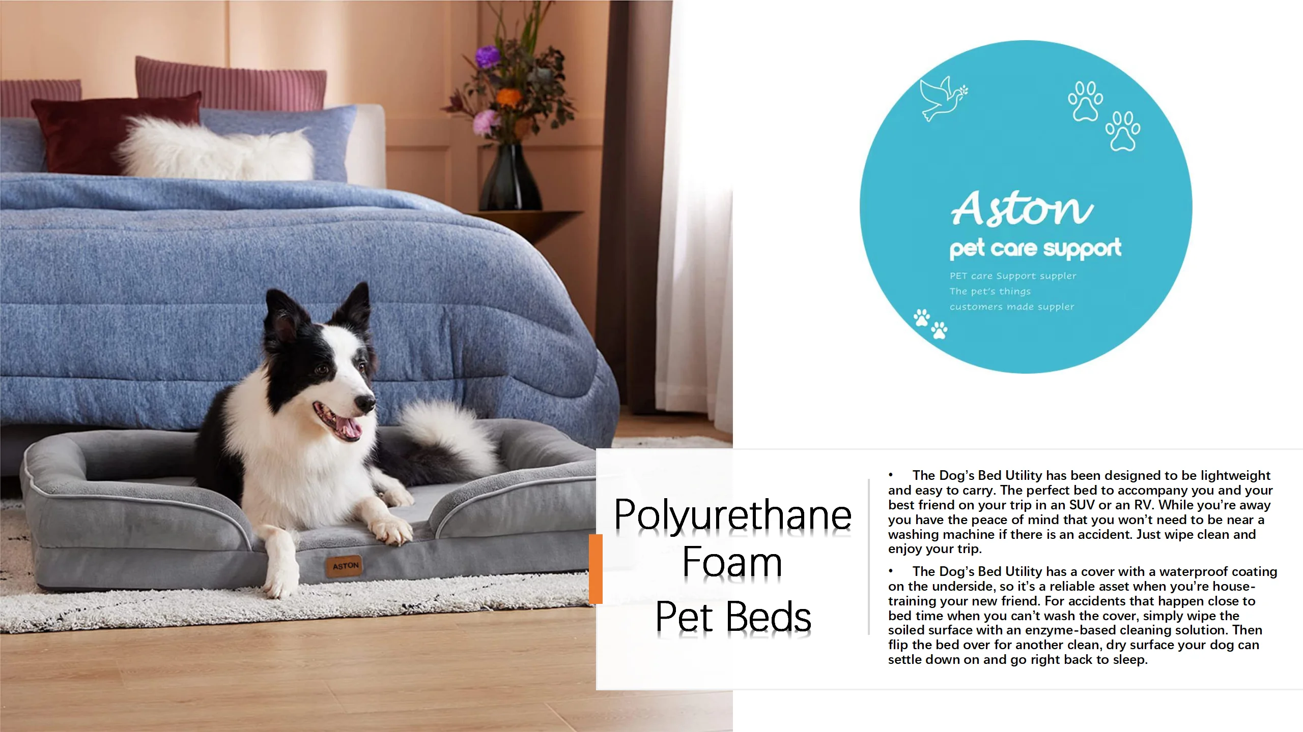 Pets Dog Bed Foam Egg Crate Sofa With Removable Washable Cover