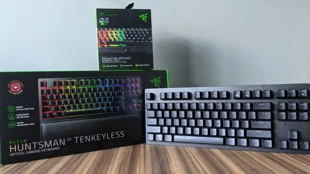 新品　Razer Huntsman V2 Tenkeyless Optical Gaming Keyboard - Huntsman V2 Tenkeyless Quartz | Razer