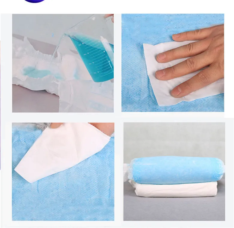 Complete in Specification Premium Custom Printed High Absorption Cleansy Adult Prefold Nappy Diaper