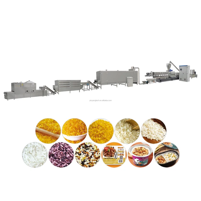 Artificial Rice Making Line Fortified Machine for Nutrition Rice Kernels Fortified Nutrition Rice Extruder Machine