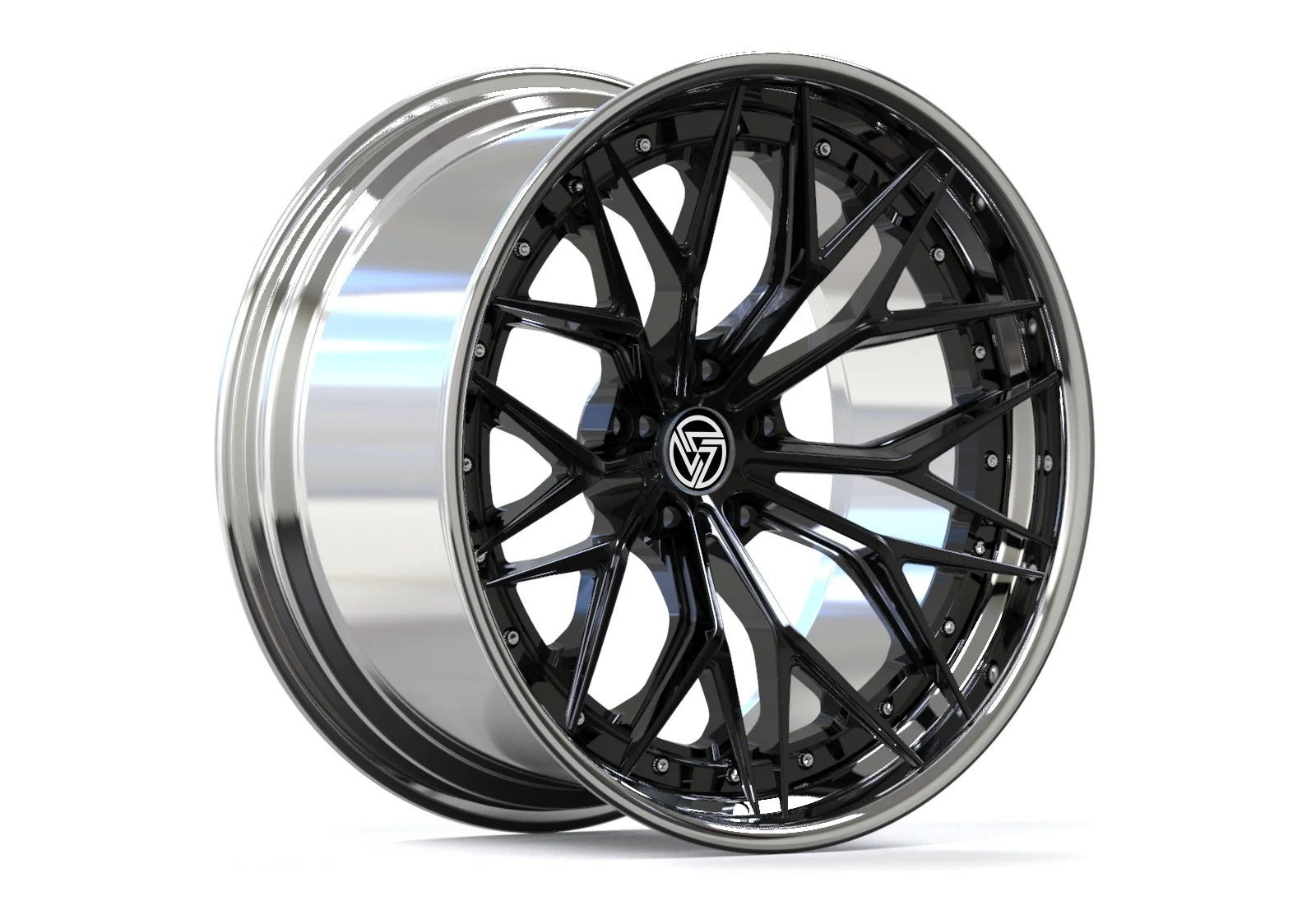 XINLAI Custom Deep Concave 5x112 8x114.3 2-Piece Racing Car Rims Wheels Aluminum Alloy Forged Wheels for BMW Audi Porsche Benz - Image 2