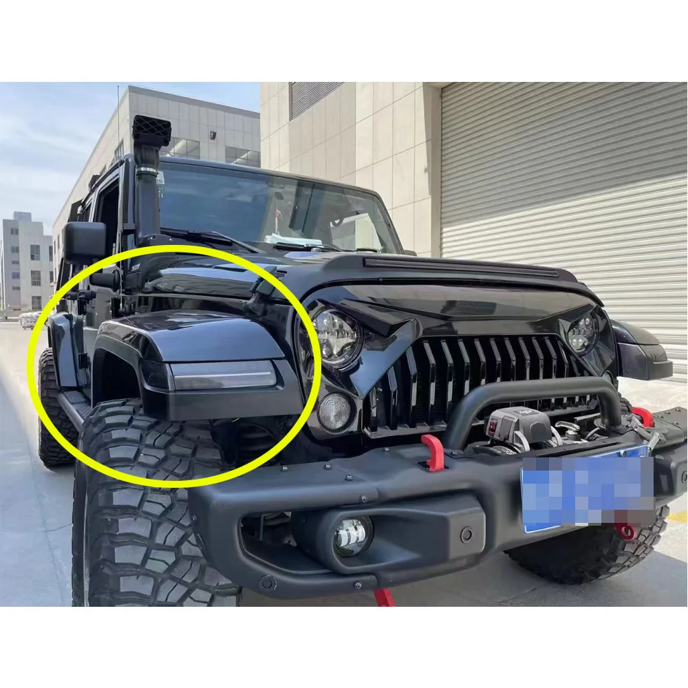 Lantsun J374-2 Front Fender Flares for Jeep Wrangler JK