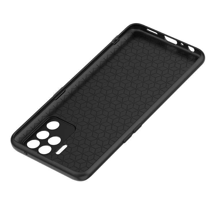 Lowest Price Cross Pattern Sandstone Matte Tpu Phone Case for OPPO A94 F19 PRO Back Cover