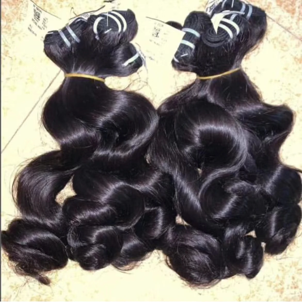Natural Body Wave Human Hair Extensions 16-18in 14in Bundles 100% Raw Indian Body Wave 100% Unprocessed Virgin Indian Human Hair Natural  main image 2