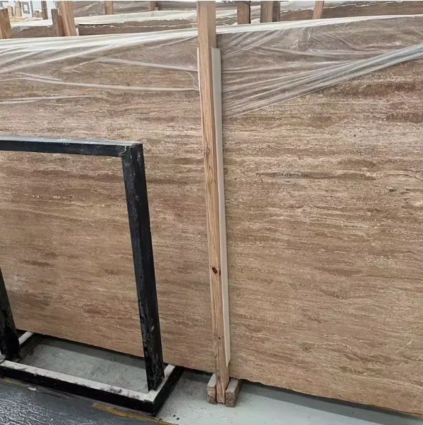 product hot sale best quality beige travertine slab tiles modern polished finish interior exterior hotel wall cladding graphic design-1