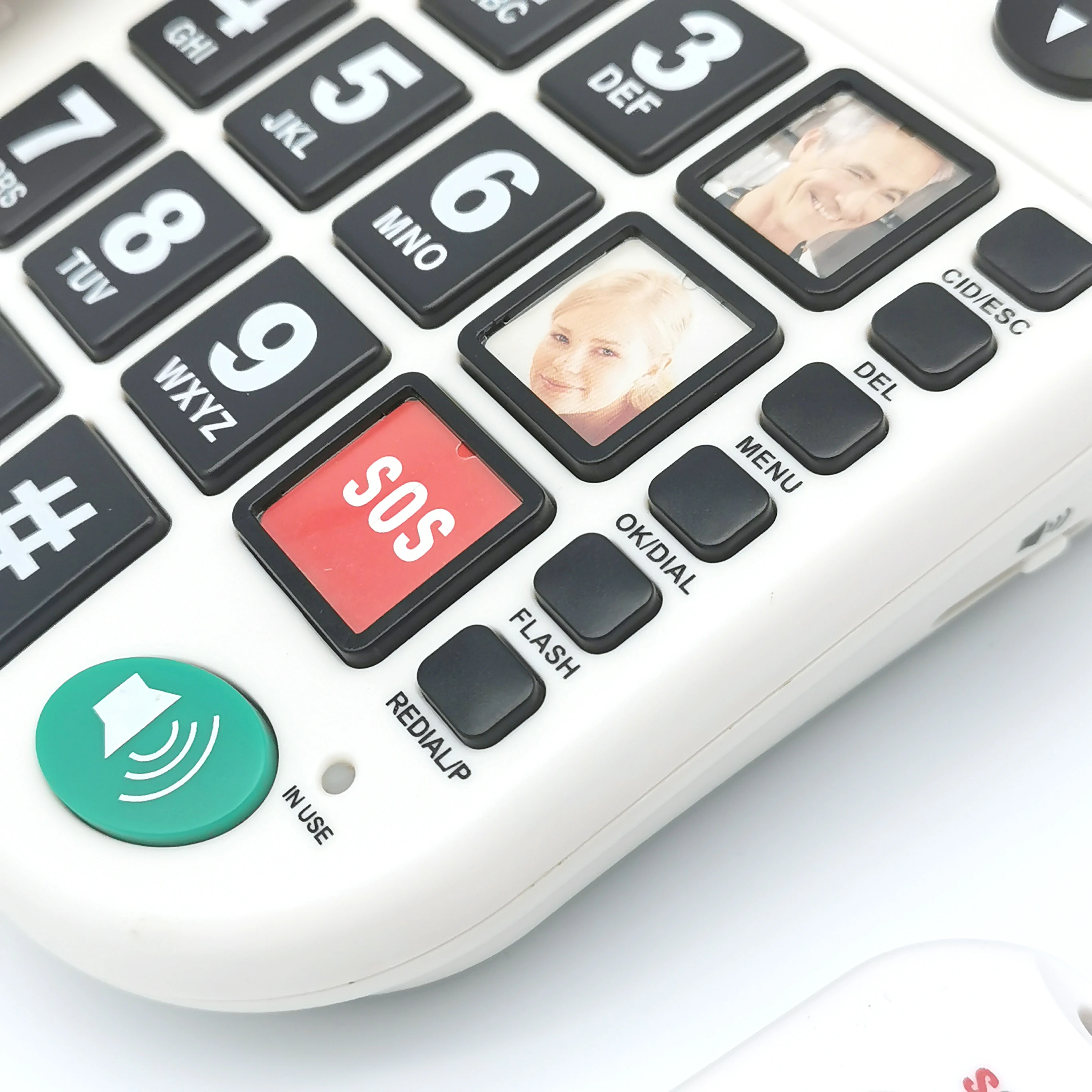 Sos Rong Rong CR600 Remote SOS Basic PSTN Landline Telephone for Hotels
