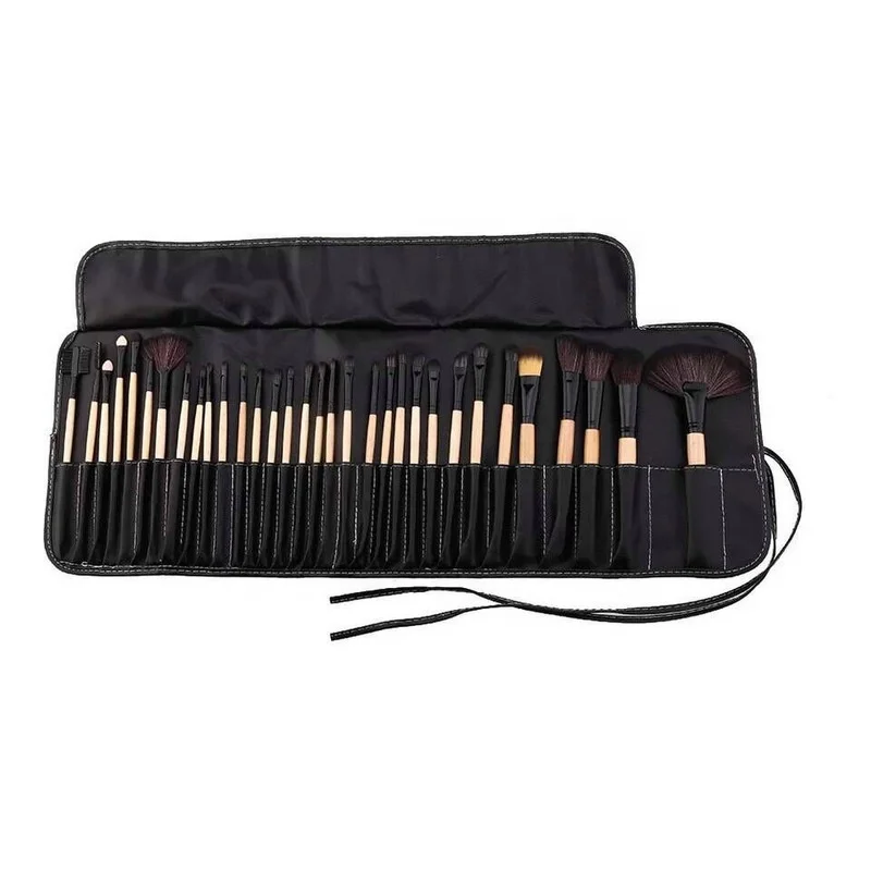 2021 Professional 32 PCS Pro Makeup Cosmetic Brushes Wood Brushes Kit Brush Set