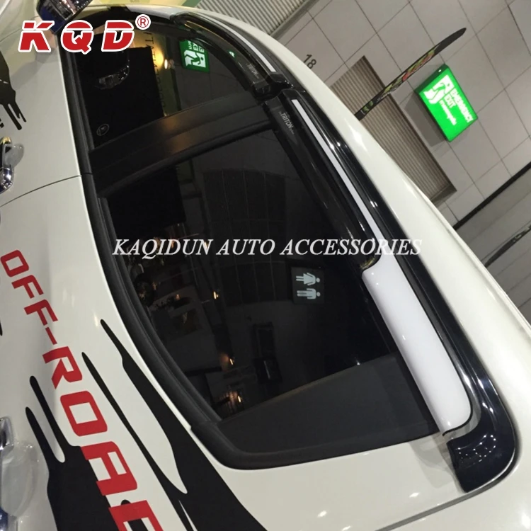 KQD Double Color  Auto Accessories Window Visor Wind Deflector for Mitsubishi L200 Triton
