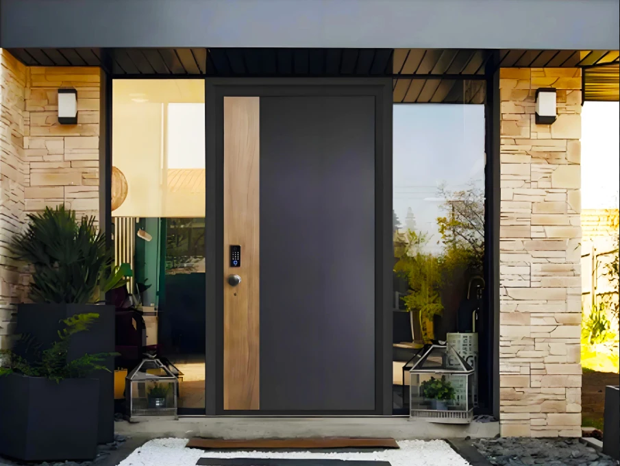 product modern american design house front pivot door large entrance modern entry door security doors for houses exterior-0