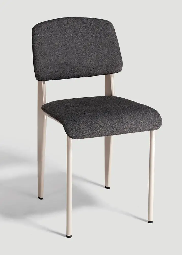 Европейский дизайнерский стул промышленный для отелей бистро кафе школы черный оранжевый с металлической рамой/Винтажный металлический