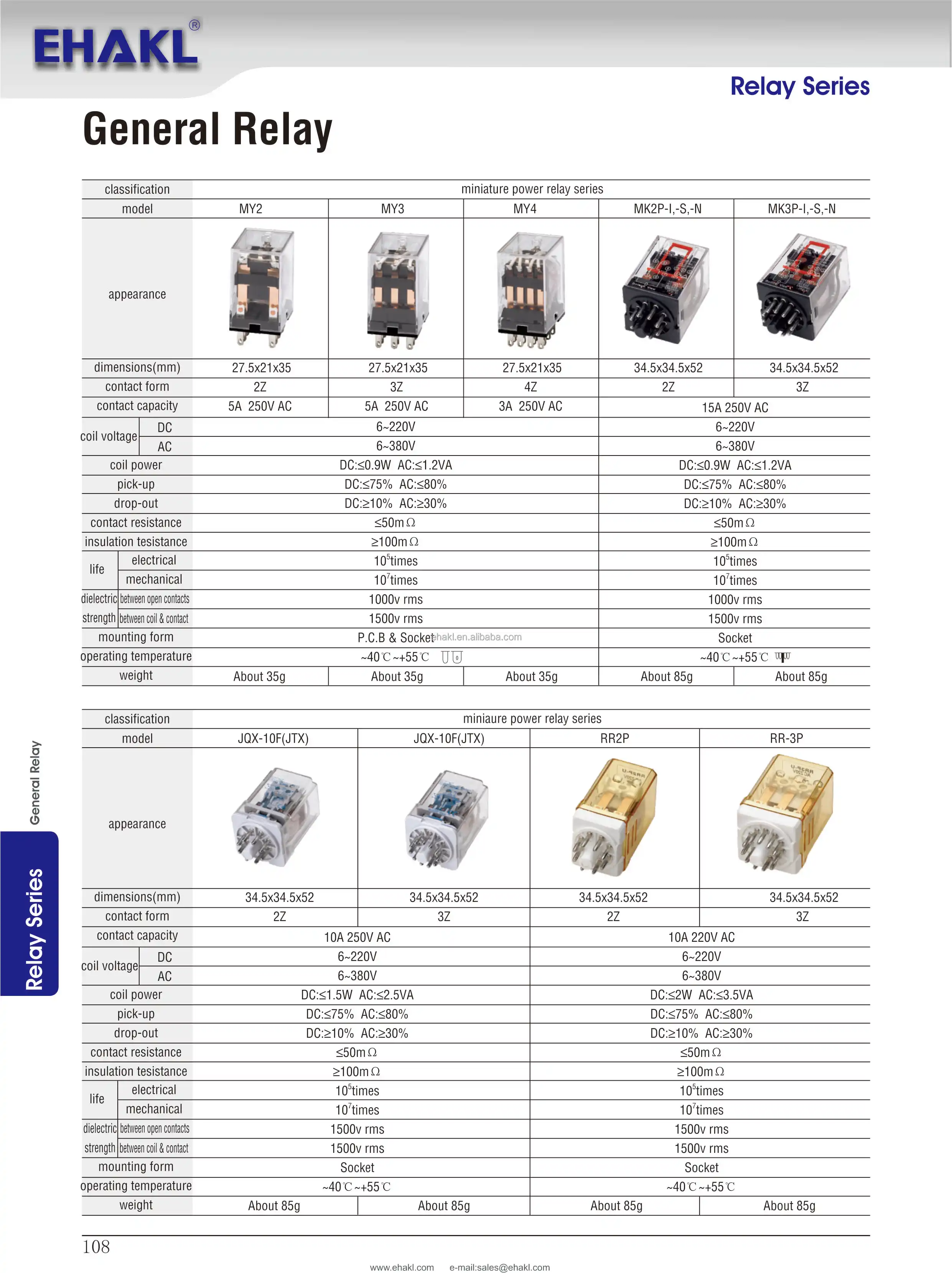 My4 14 Pin Relay Mini Electromagnetic Relay General Purpose Relay - Buy ...